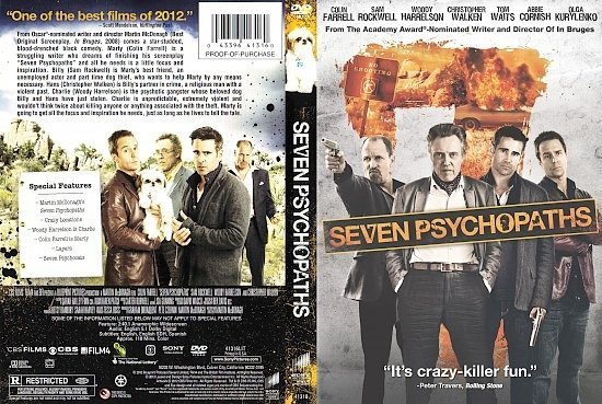 dvd cover Seven Psychopaths WS R1