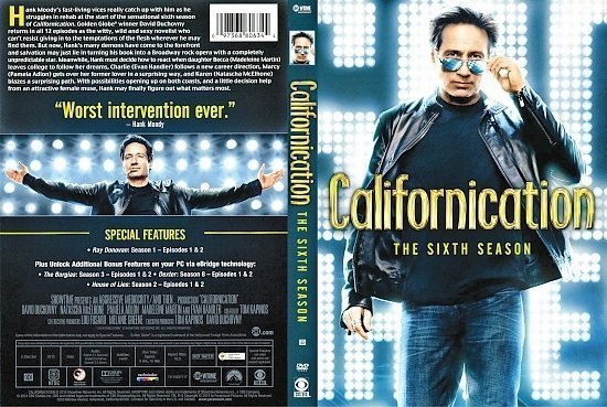 dvd cover Californication: Season 6 R1