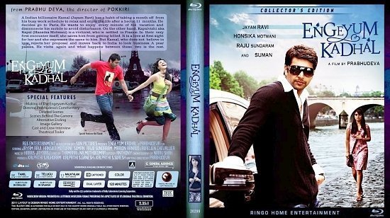 dvd cover Copy of Engeyum Kadhal Blu Ray 2011a