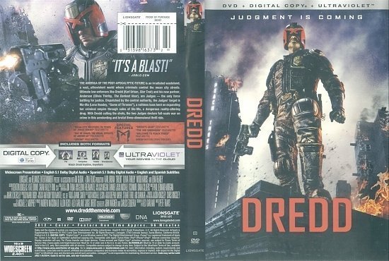dvd cover Dredd R1