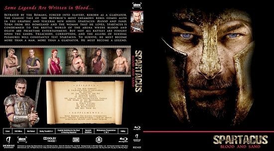 dvd cover Spartacus: Blood And Sand
