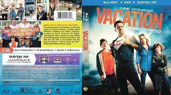 dvd cover Vacation R1 Blu-Ray