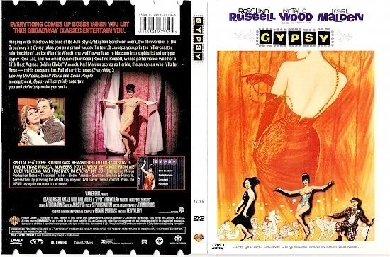 dvd cover Gypsy (1962) WS R1