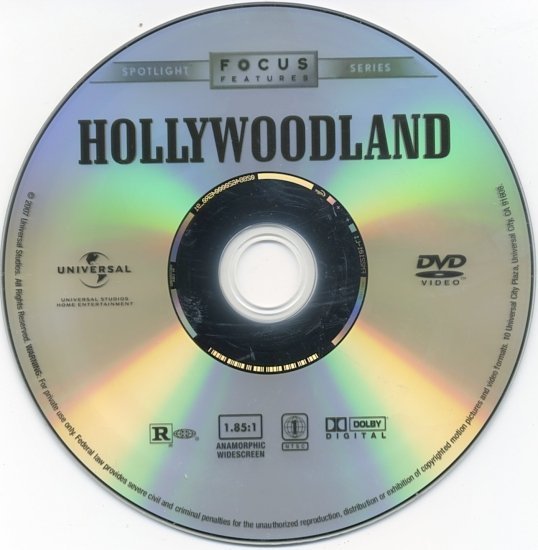 dvd cover Hollywoodland (2006) WS R1