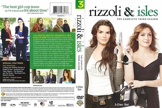 dvd cover Rizzoli & Isles: The Complete Third Season R1