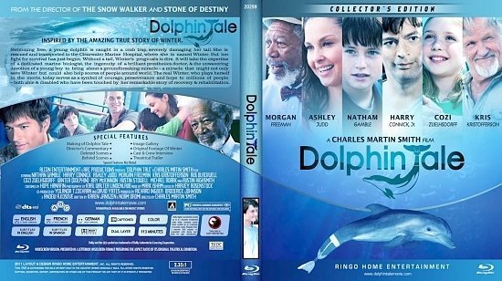 dvd cover Copy of Dolphin Tale Blu Ray 2012