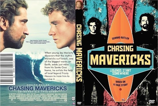 dvd cover Chasing Mavericks R0 Custom