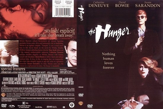 dvd cover The Hunger (1983) WS R1