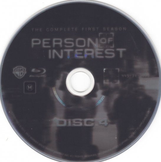 dvd cover Person Of Interest: Season 1 (2011) R4 Blu-Ray