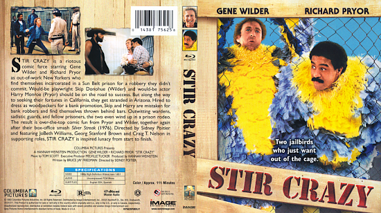 dvd cover Stir Crazy