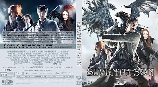 dvd cover Seventh Son R0 Custom Blu-ray 3D Cover & Label