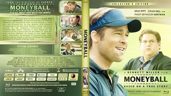 dvd cover Copy of Moneyball Blu Ray 2012