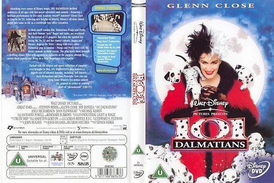 dvd cover 101 Dalmatians (1996) WS R2