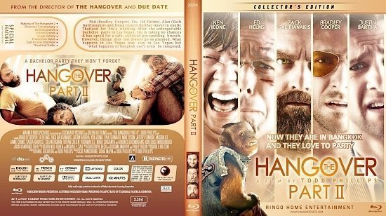 dvd cover Copy 2 of The Hangover Part II Blu Ray 2012