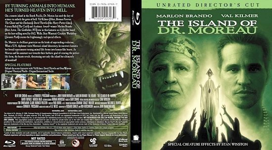 dvd cover The Island Of Dr. Moreau