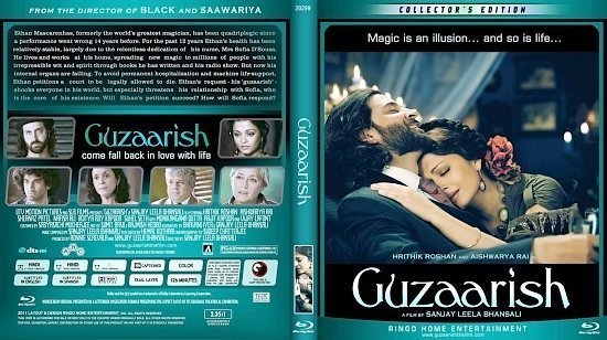 dvd cover Copy of Guzaarish Blu Ray 2012d
