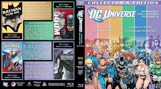 dvd cover DC Animated Collection Volume 3