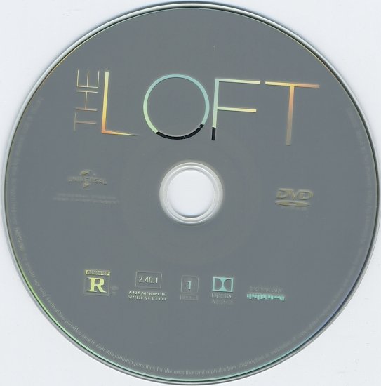dvd cover The Loft Blu-Ray & Label