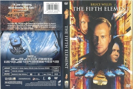 dvd cover The Fifth Element (1997) WS R1