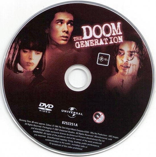 dvd cover The Doom Generation (1995) R4