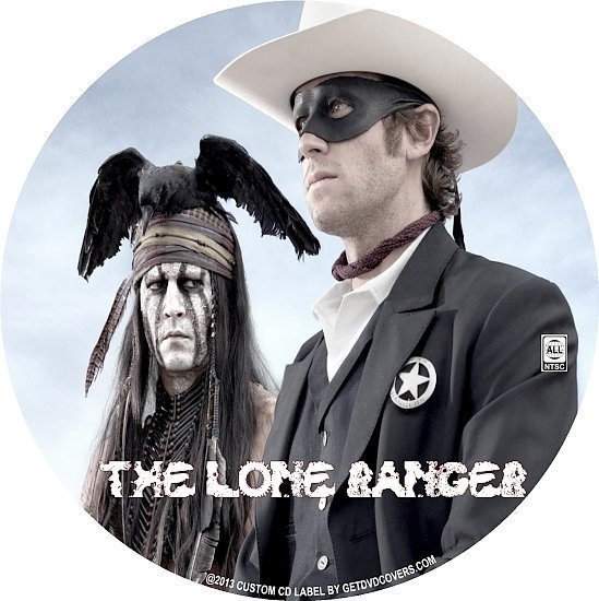 dvd cover The Lone Ranger R0 Custom