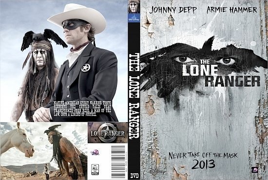 dvd cover The Lone Ranger R0 Custom