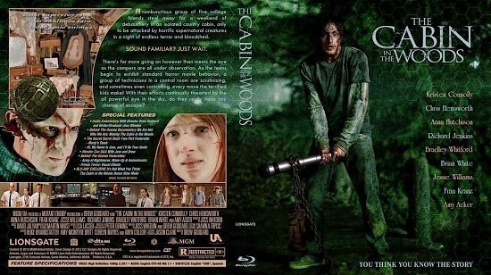 dvd cover Cabin In The Woods
