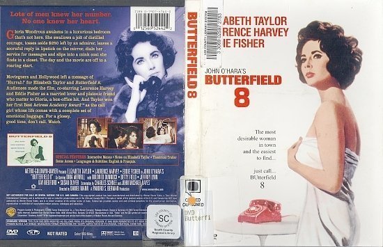 dvd cover Butterfield 8 (1960) R1