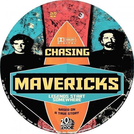 dvd cover Chasing Mavericks R0 Custom DVD/Blu-Ray Labels