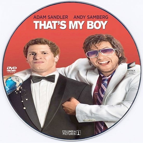 dvd cover That's My Boy - CD Label