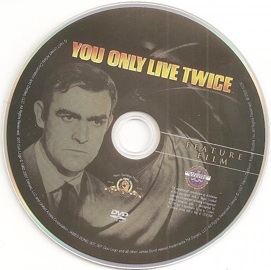 dvd cover You Only Live Twice (1967) WS R1