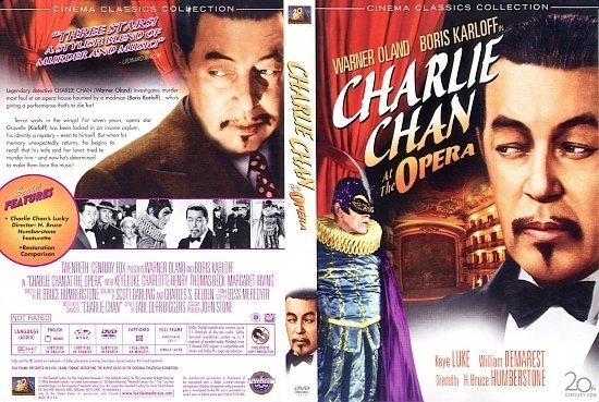 dvd cover Charlie Chan At The Opera (1936) R1