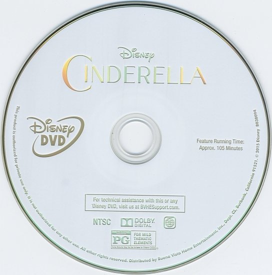 dvd cover Cinderella R1 Blu-Ray