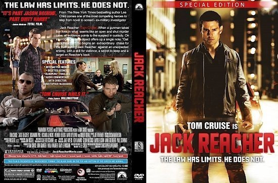 dvd cover Jack Reacher R1