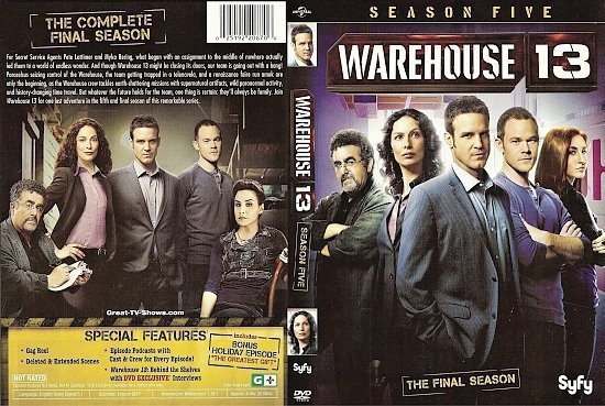 dvd cover Warehouse 13: Season 5 R1