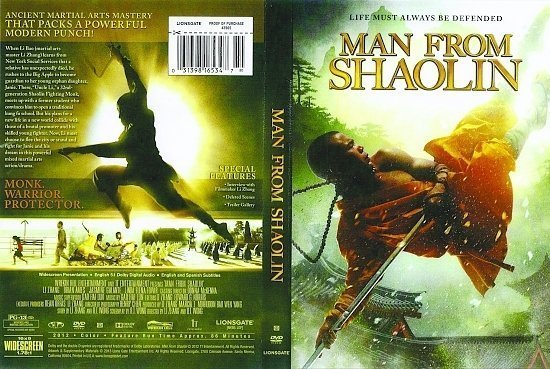 dvd cover Man From Shaolin R1
