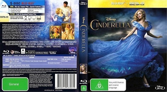 dvd cover Cinderella R4 Blu-Ray