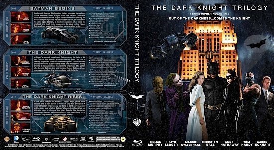 dvd cover The Dark Knight Trilogy