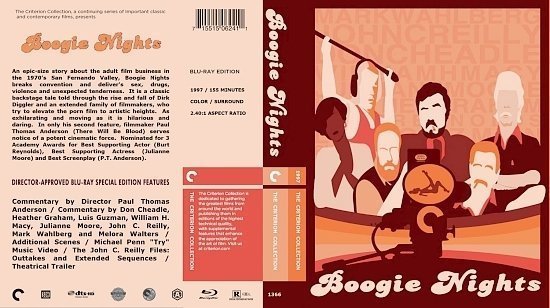 dvd cover Boogie Nights