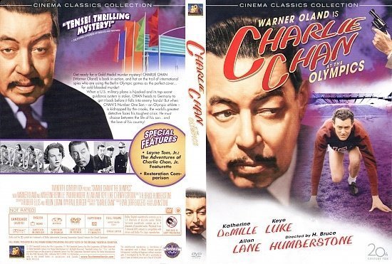dvd cover Charlie Chan At The Olympics (1937) R1