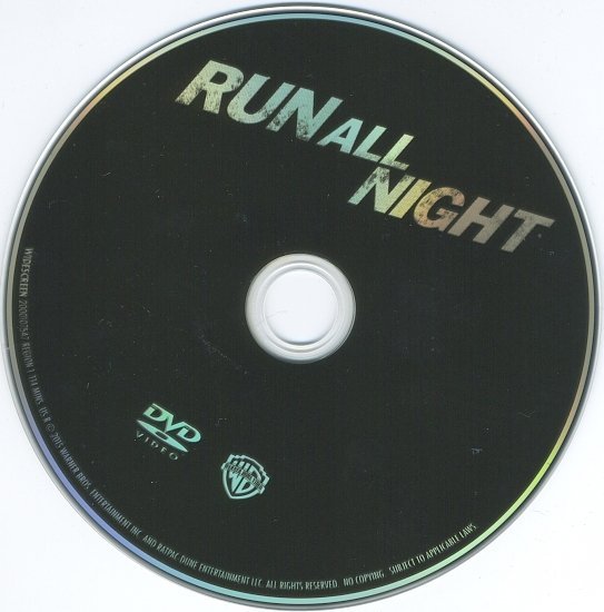 dvd cover Run All Night Blu-Ray & Label