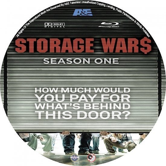 dvd cover Storage Wars: Seasons 1-2-3 Custom dvd/blu-ray labels