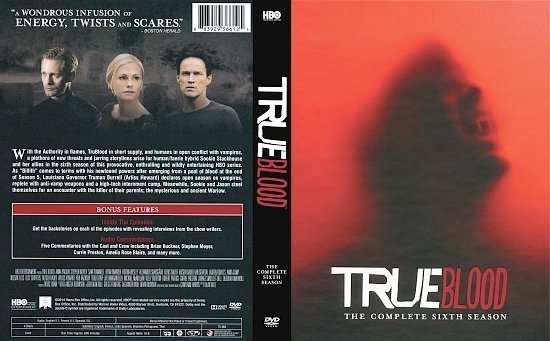dvd cover True Blood: Complete Sixth Season R1