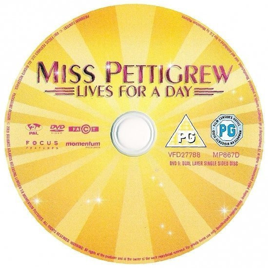 dvd cover Miss Pettigrew Lives For A Day (2008) WS R2