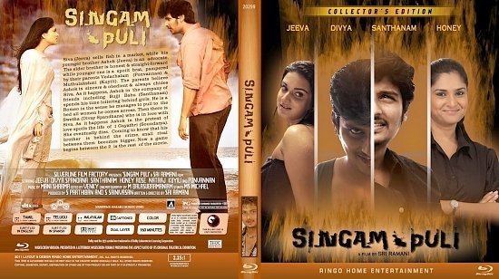 dvd cover Copy of Singam Puli Blu Ray 2012