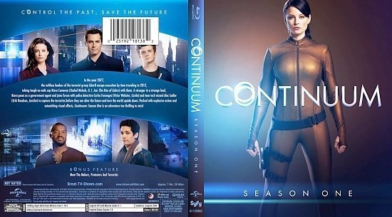 dvd cover Continuum Season 1