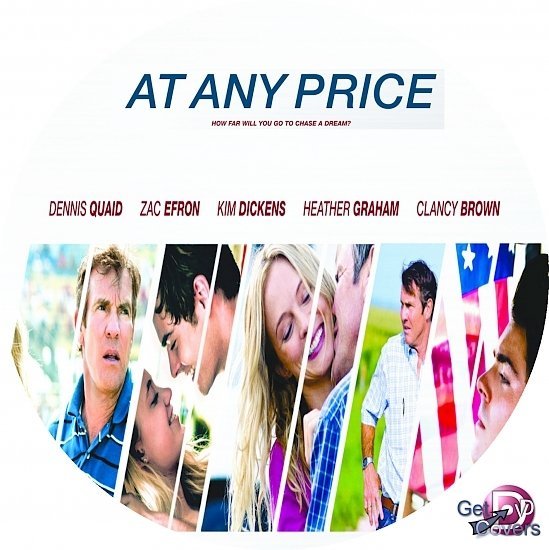 dvd cover At Any Price R0 Custom