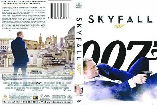 dvd cover Skyfall R1