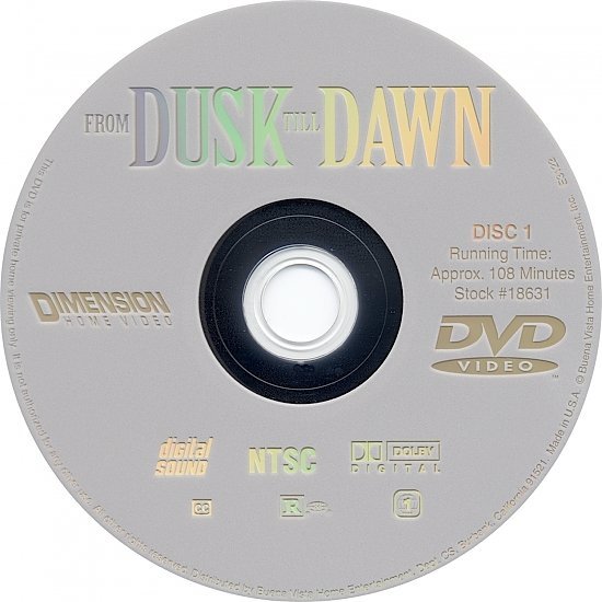 dvd cover From Dusk Till Dawn (1996) WS CE R1