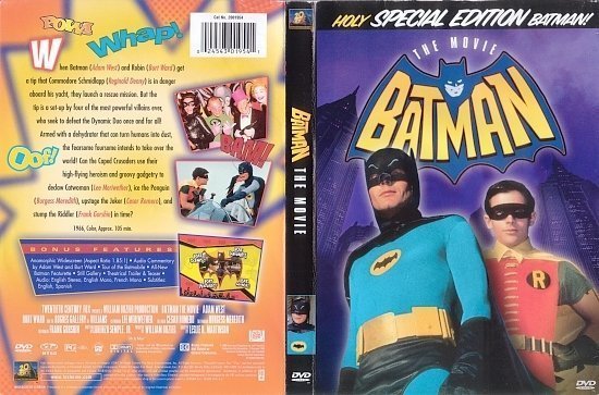 dvd cover Batman: The Movie (1966) WS SE R1